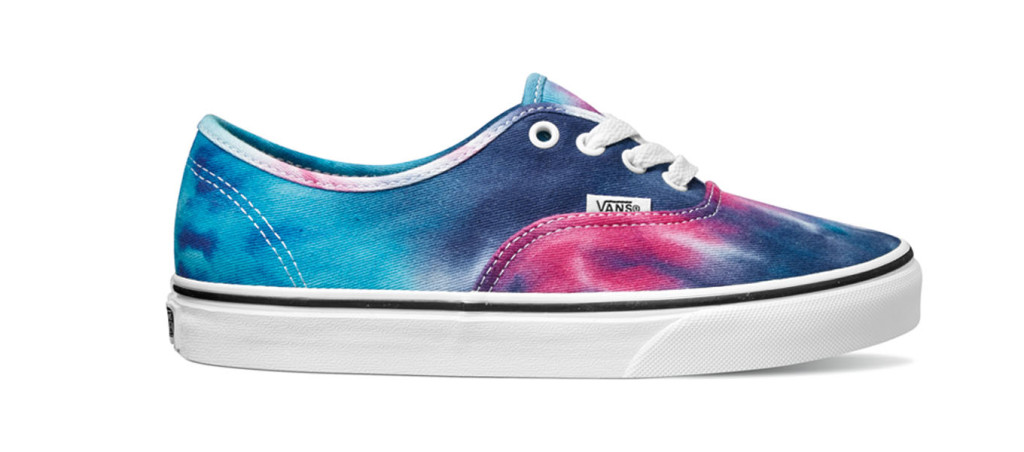 Authentic Tie Dye Pink:Blue chaussure Vans