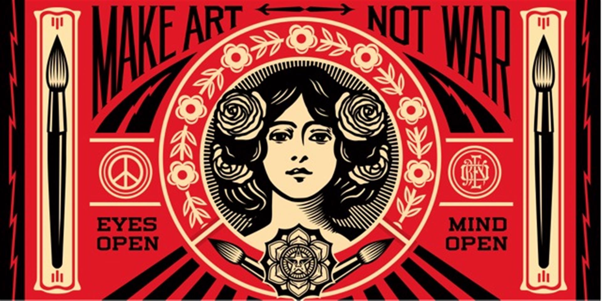 SHEPARD FAIREY (OBEY) - Sérigraphie signée au crayon, Dark Wave - Street Art